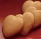 Biscotti a forma di cuore fragranti