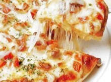Pizza con Pomodorini e Patate
