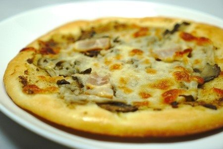 Pizza Rustica con Patate e Funghi
