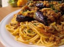Spaghetti Melanzane e Noci