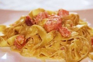 Fettuccine Pancetta e Pecorino